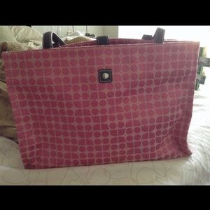 Kate Spade Pink Pattern Tote Bag (used excellent condition)